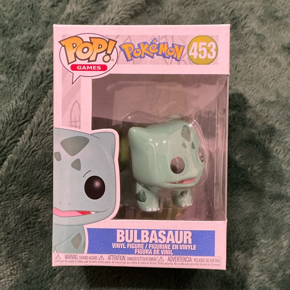 Funko Pop! Pokémon Bulbasaur Vinyl Figure - Green, Pink, Blue